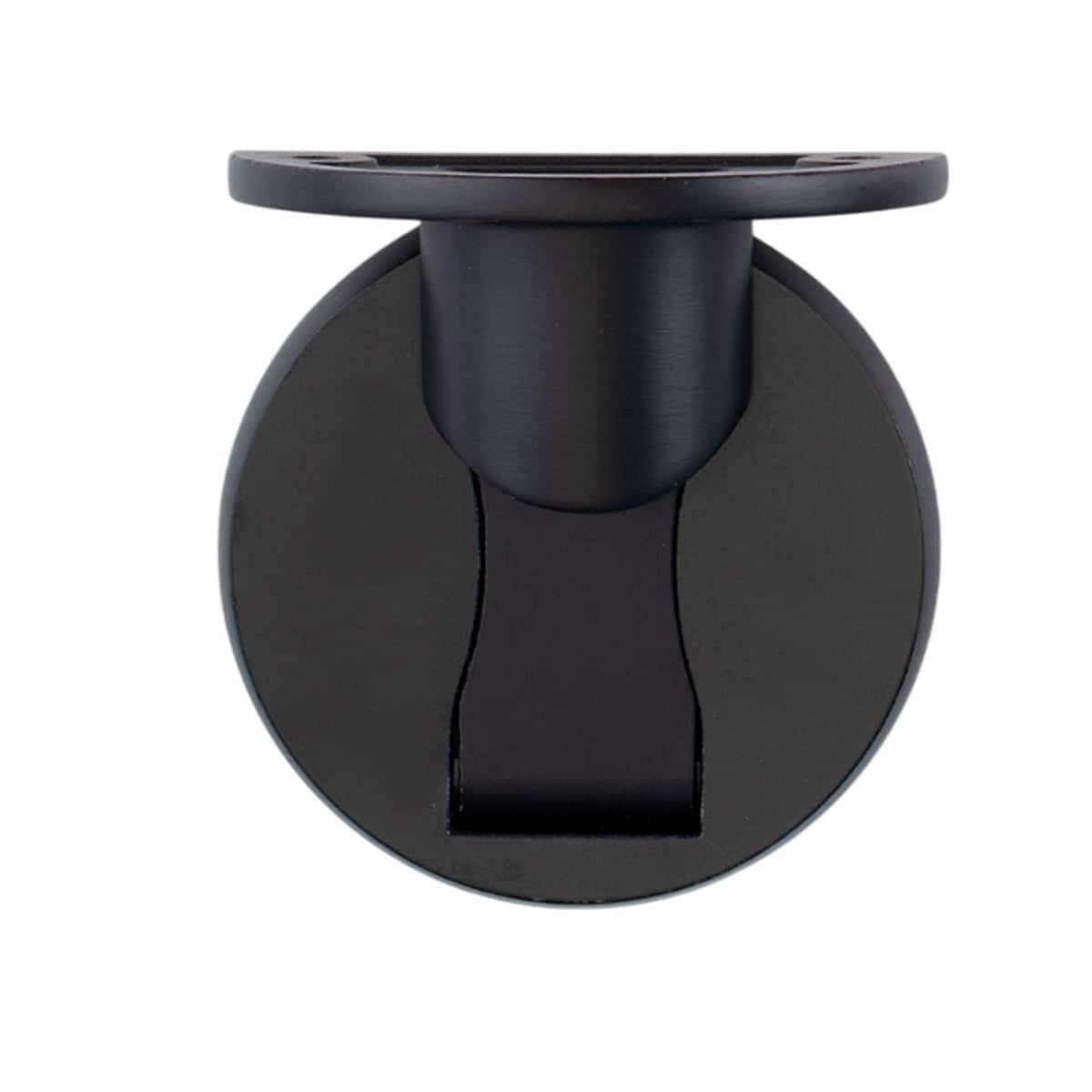 Magnetic Door Stopper - Black, Wall or Floor Mount