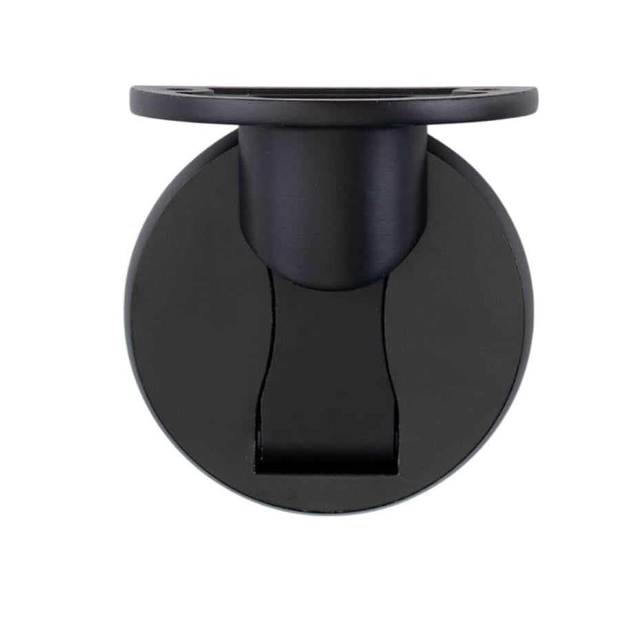 Magnetic Door Stopper - Black, Wall or Floor Mount