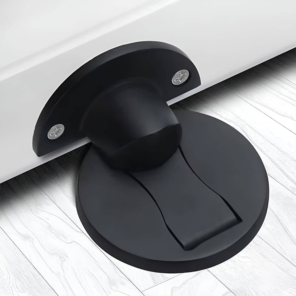Magnetic Door Stopper - Black, Wall or Floor Mount - view 5