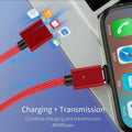 Magnetic Fast Charging Cable for iPhone, Micro USB and Type-C - Silver, 2 m - view 5