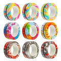 Magnetic Finger Spinner Rings, Set of 3 - Pastel Rainbow Swirl - view 3