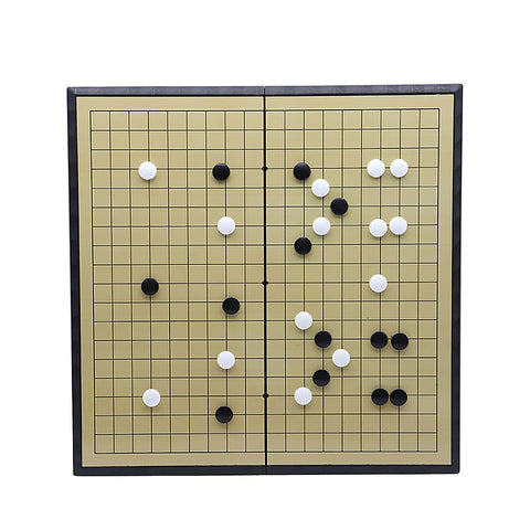 Magnetic Go Game Set Foldable Portable Travel Board Game with 300 Pieces - view 2