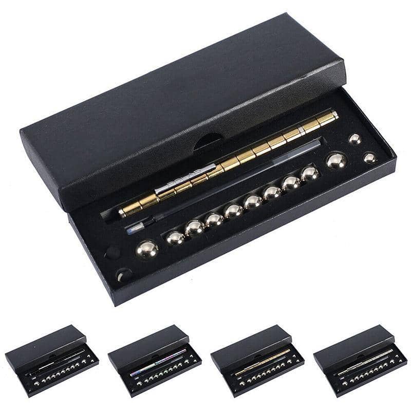 Magnetic Metal Toy Pen Multifunction Writing Pen - Black - view 4