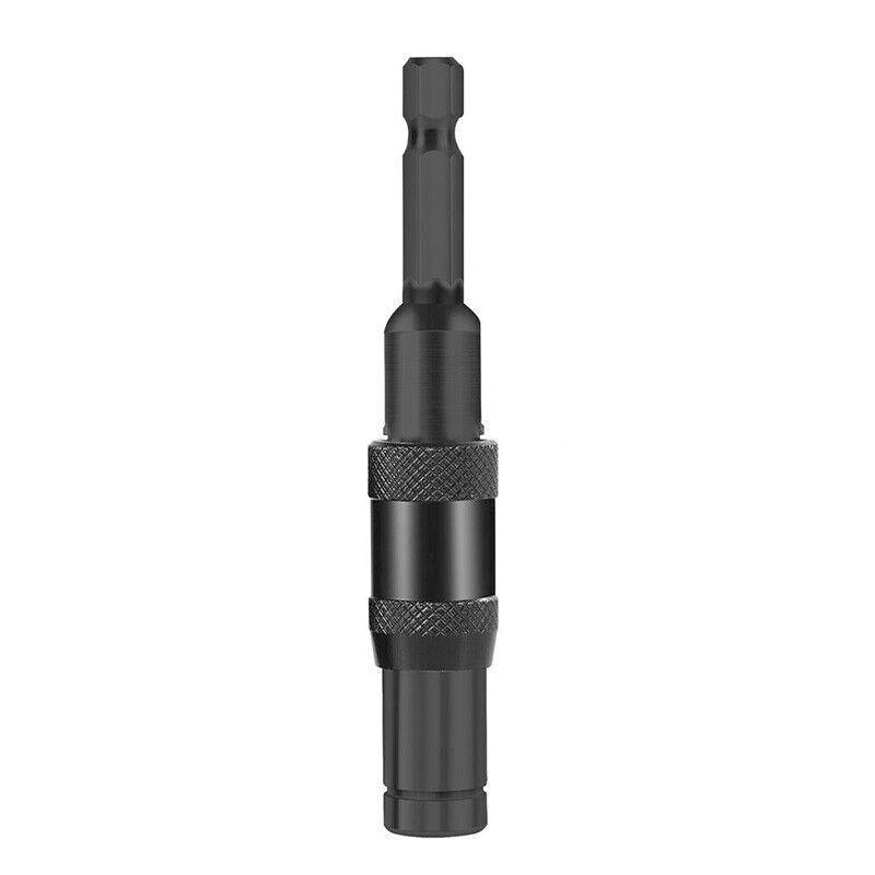 Magnetic Pivoting Screwdriver Bit Holder with 20 Degree Pivot - Black