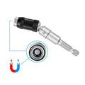 Magnetic Pivoting Screwdriver Bit Holder with 20 Degree Pivot - Silver - view 4