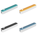 Magnetic Plastic Wrap Cutter Box for Cling Film and Foil - Blue and White - view 3