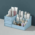 Makeup Organiser with Drawers and Open Compartments - Khaki - view 4