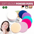 Makeup Powder Puff with Finger Strap, 5.4 cm - Navy - view 2