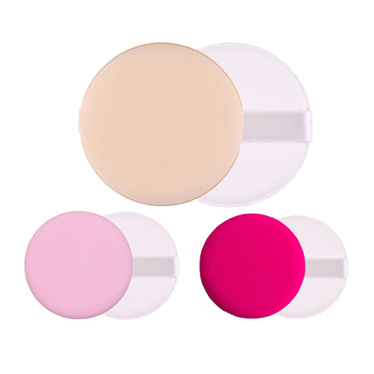 Makeup Powder Puff with Finger Strap, 5.4 cm - Navy - view 3