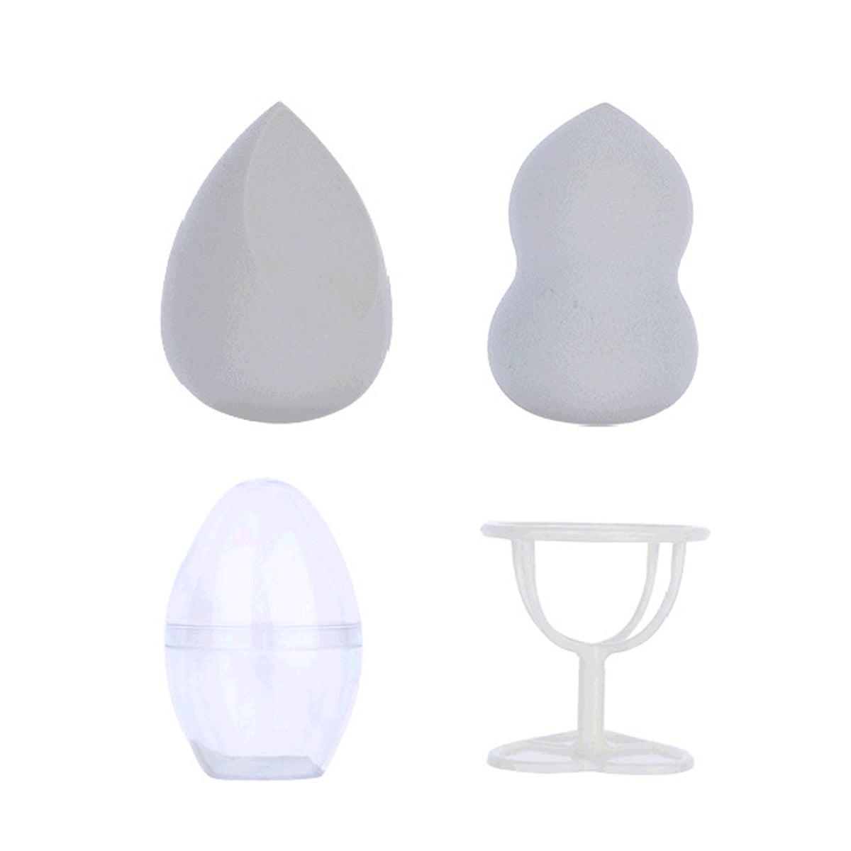 Makeup Sponge Egg Set with Holder and Storage Box, 4 Piece - view 2