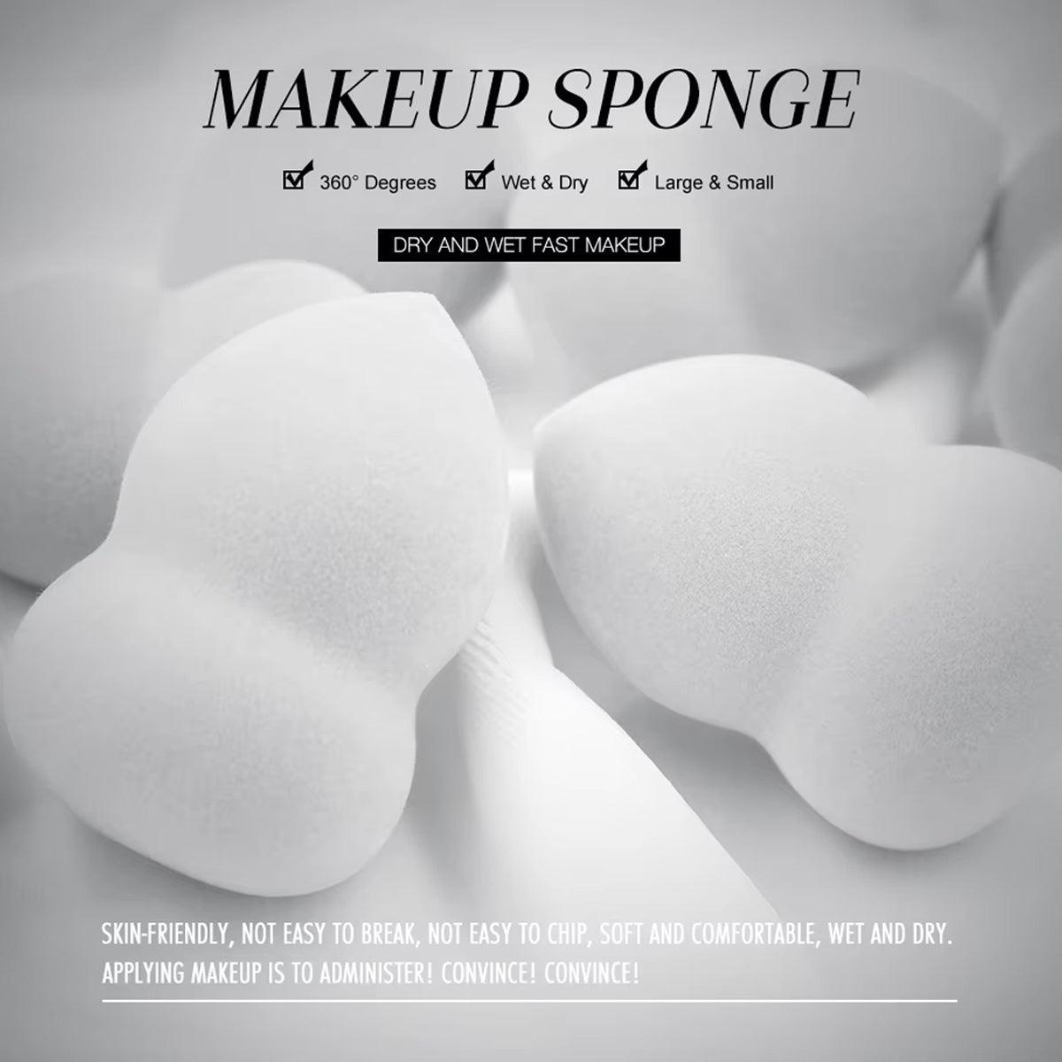 Makeup Sponge Egg Set with Holder and Storage Box, 4 Piece - view 3