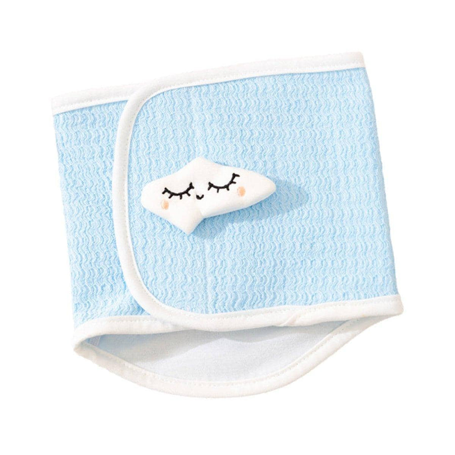 Male Dog Belly Band Diaper Pants, Washable and Reusable - Blue Sleepy Cloud, Large (46 x 14 cm)