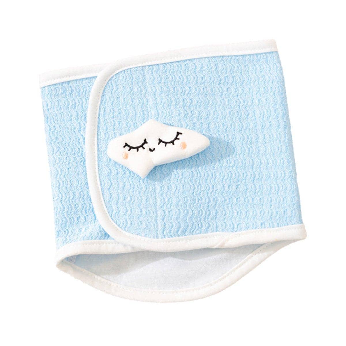 Male Dog Belly Band Diaper Pants, Washable and Reusable - Blue Sleepy Cloud, Small (34 x 10 cm)