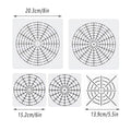 Mandala Stencil Set for Painting and Crafts, Reusable PET Templates, Set of 30 - view 3