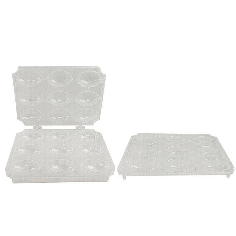 Manual 9-Hole Meatball and Kibbeh Maker Mould - Clear