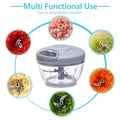 Manual Food Chopper and Garlic Mincer, 500 ml - Dusty Pink - view 5