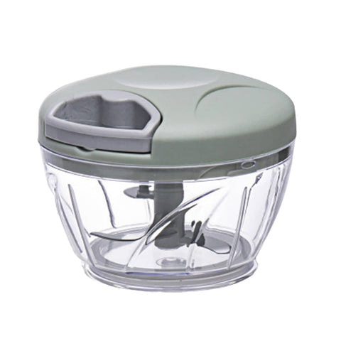 Manual Food Chopper and Garlic Mincer, 500 ml - Sage Green