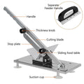 Manual Frozen Meat Slicer - Stainless Steel, Adjustable 0.3 to 15 mm - view 3