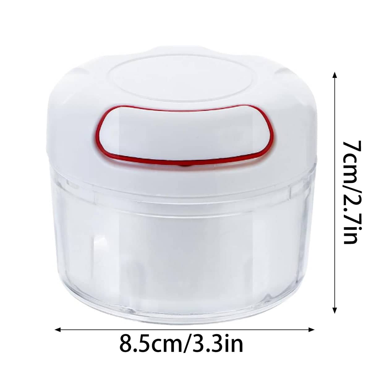 Manual Garlic Chopper with Pull Cord and 304 Stainless Steel Blade, 170 ml - view 3