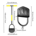 Manual Half Moon Lawn Edging Tool with T-Handle - Sharp Edge - view 4