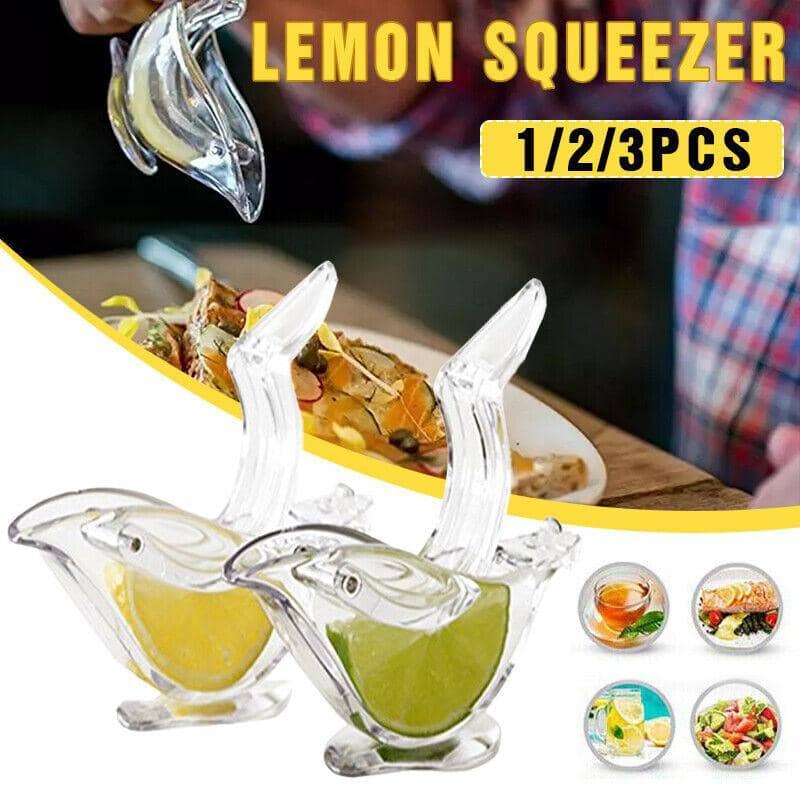 Manual Lemon Squeezer, Clear Acrylic Bird Design - Pack of 2 - view 2