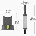 Manual Meat Slicer - Adjustable Thickness, Stainless Steel - view 3