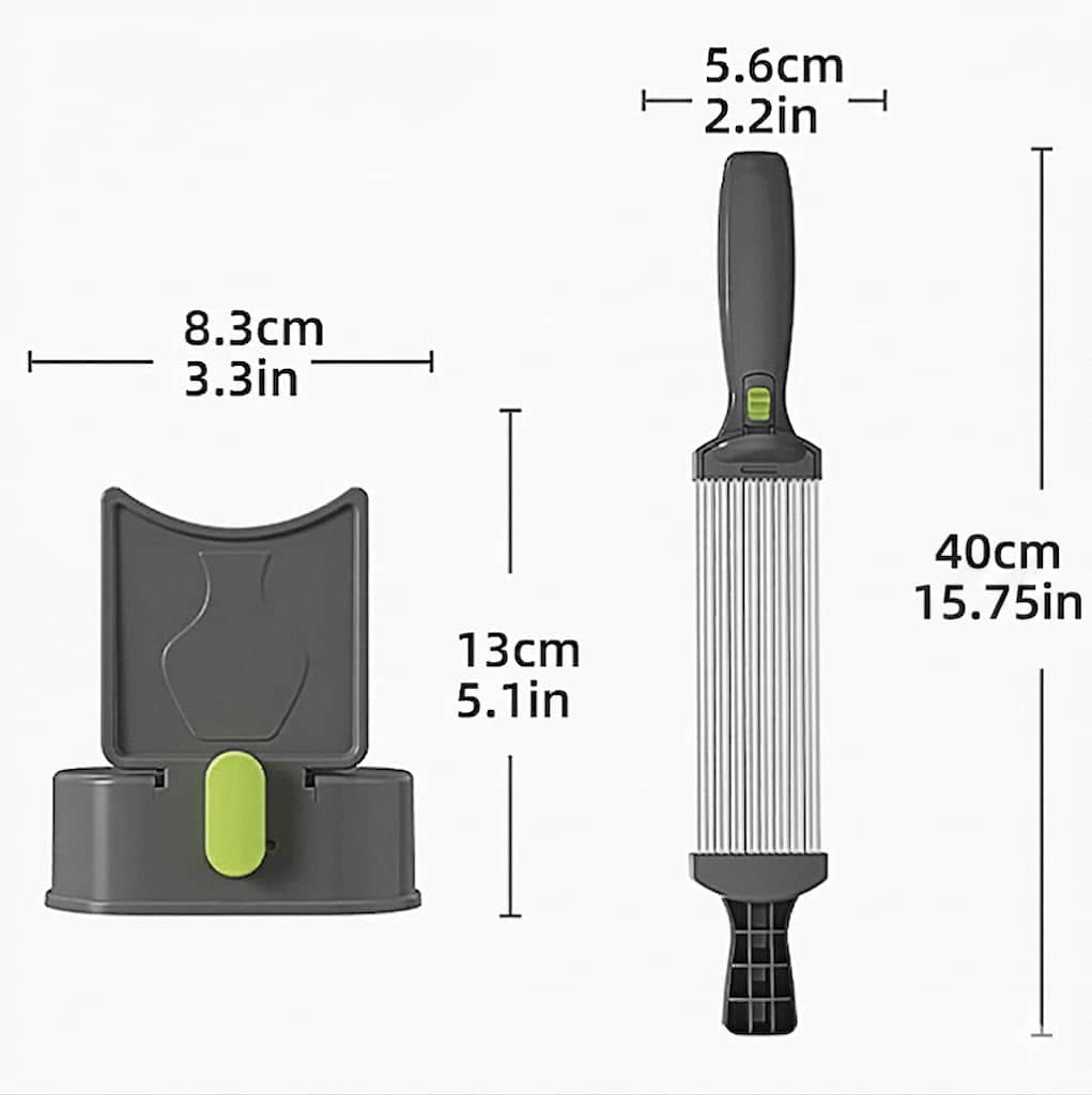 Manual Meat Slicer - Adjustable Thickness, Stainless Steel - view 3
