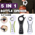 Manual Multifunction Bottle and Jar Opener, Non-Slip Grip - White and Green - view 2