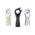 Manual Multifunction Bottle and Jar Opener, Non-Slip Grip - White and Green - view 3