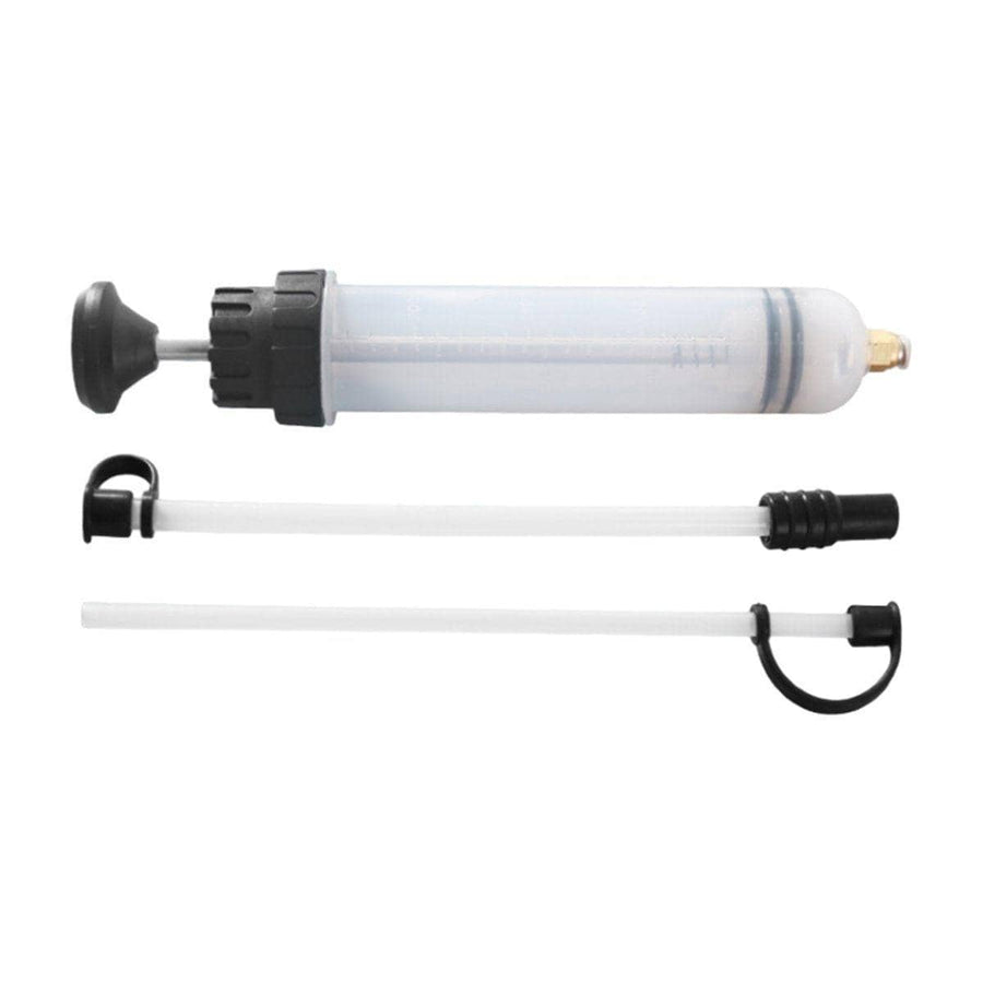 Manual Oil Change Pump - 200cc, Clear Barrel, Black Handle