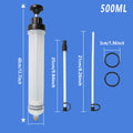 Manual Oil Change Pump - 200cc, Clear Barrel, Black Handle - view 4