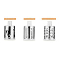 Manual Rotary Grater with 3 Drum Blades - Blue - view 4