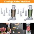 Manual Sausage Stuffer with 4 Nozzles - Brown - view 2