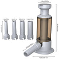 Manual Sausage Stuffer with 4 Nozzles - Brown - view 4