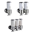 Manual Soap Dispenser Wall Mounted Hotel Shampoo Bottle Holder - Double Bottle (21.6 x 24.1 cm) - view 3