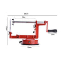 Manual Spiral Potato Slicer Tornado Twister - Red - view 4