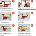 Manual Spiral Potato Slicer Tornado Twister - Red - view 5