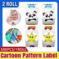 Marine Animal Thank You Stickers, 2 Rolls of 500 for Gift Labels - Marine Animal - view 2