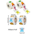 Marine Animal Thank You Stickers, 2 Rolls of 500 for Gift Labels - Marine Animal - view 4