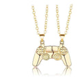 Matching Magnetic Controller Necklace Set for Couples - Gold