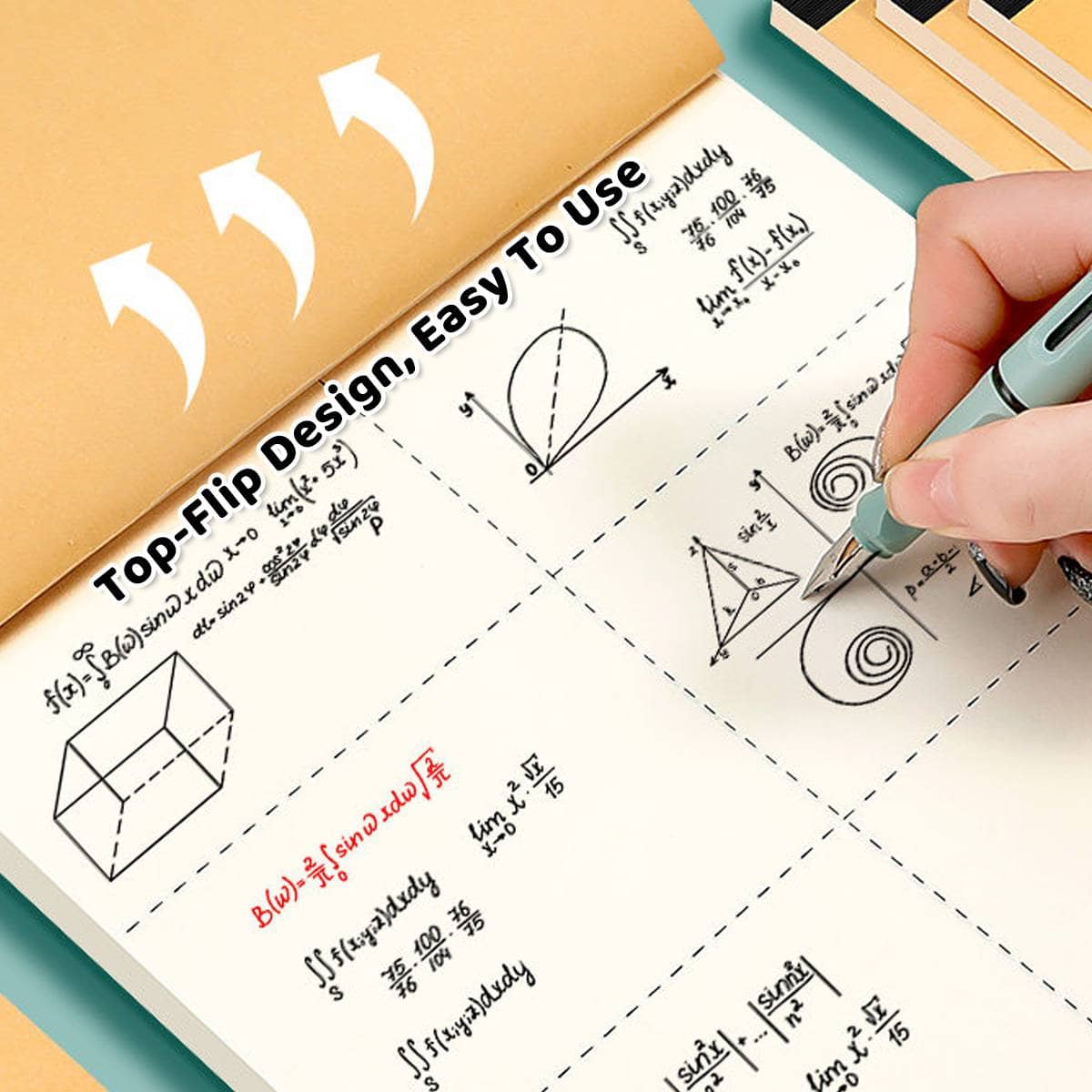 Maths Theme Draft Books, 153 x 225 mm - Pack of 6 - view 5