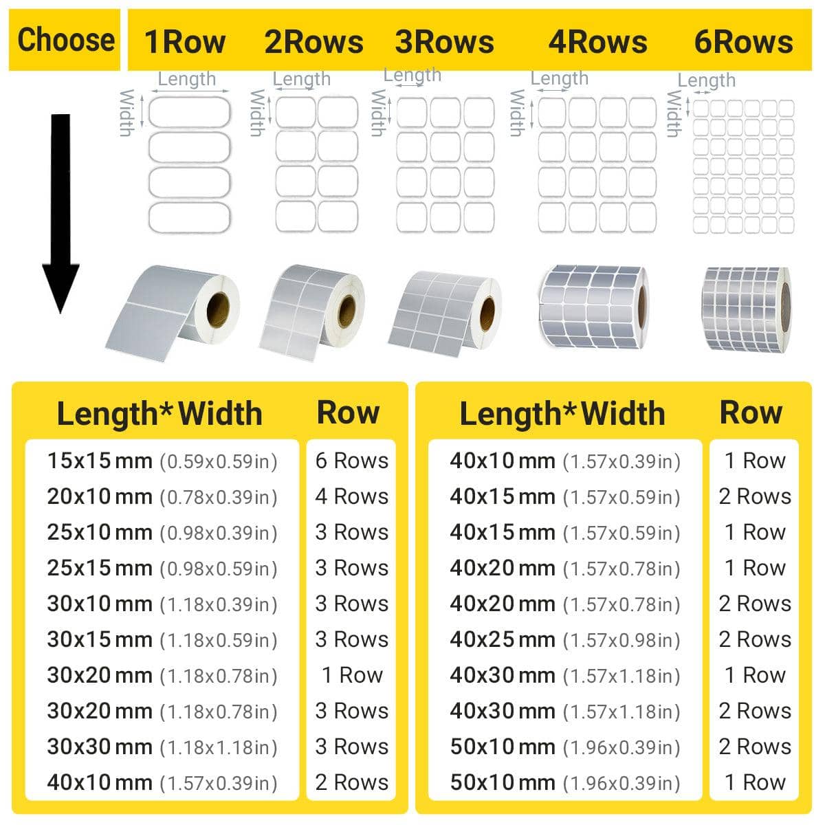 Matt Silver PET Thermal Transfer Labels, 2 Rows, Pack of 3000 - 40 x 25 mm - view 4