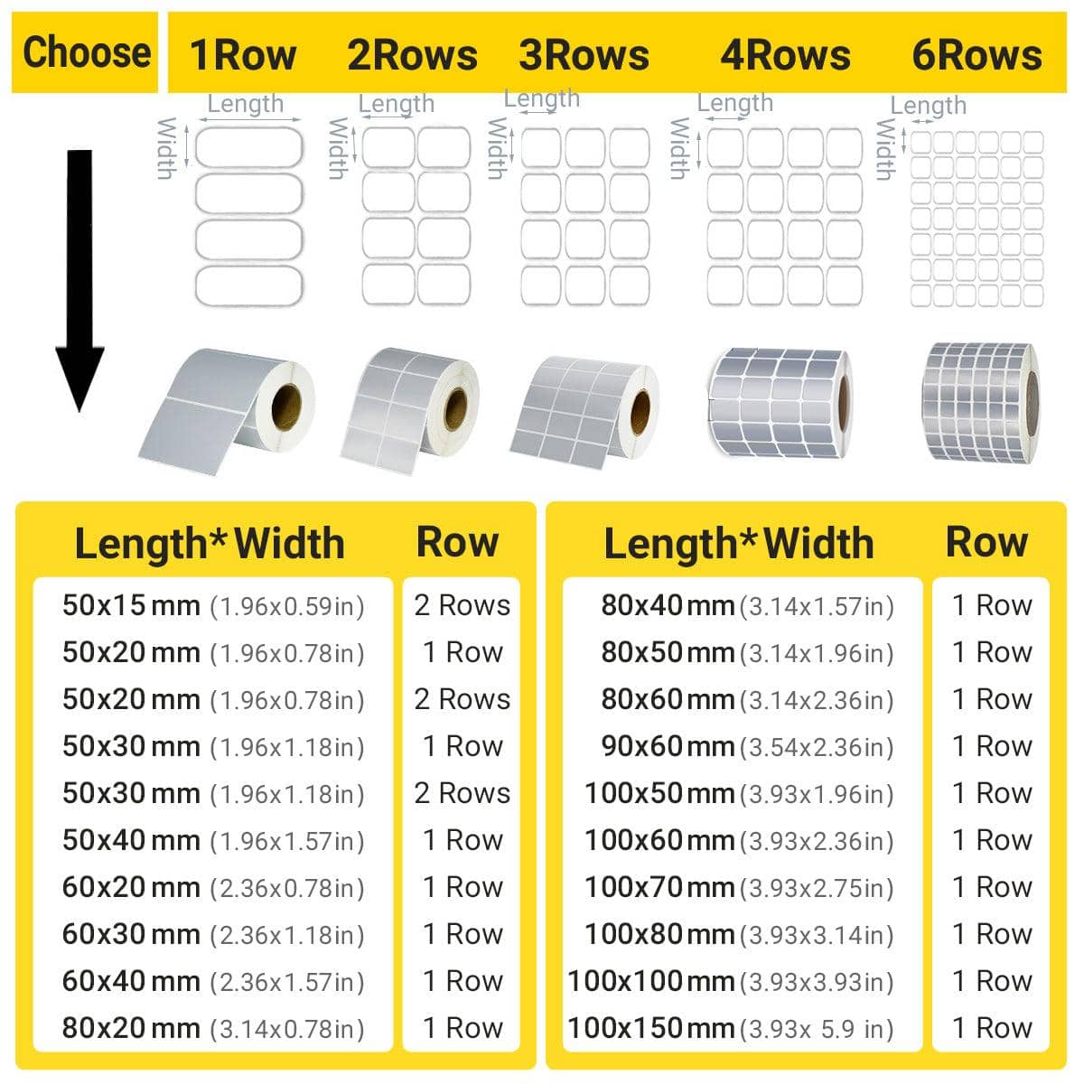 Matt Silver PET Thermal Transfer Labels, 2 Rows, Pack of 5000 - 40 x 15 mm - view 5
