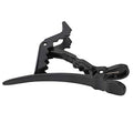 Matte Black Crocodile Hair Clips for Salon Sectioning - Pack of 10 - view 2