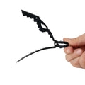 Matte Black Crocodile Hair Clips for Salon Sectioning - Pack of 10 - view 5