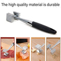 Meat Tenderiser Hammer Double-Sided Stainless Steel Mallet for BBQ and Cooking - view 4