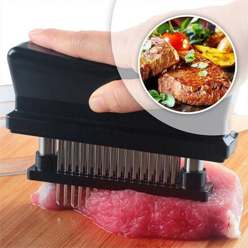 Meat Tenderiser Kitchen Steak Hammer with Stainless Steel Prongs - view 3