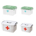 Medicine Storage Box with Carry Handle - White, Small (23.4 x 16.8 x 13.5 cm) - view 3