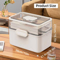 Medicine Storage Box with Three Tiers, 38 x 21.5 x 27.1 cm - view 3