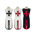 Medieval Knight Tunic Costume - White and Black, Size 2XL (Bust 124 cm, Length 127 cm) - view 3